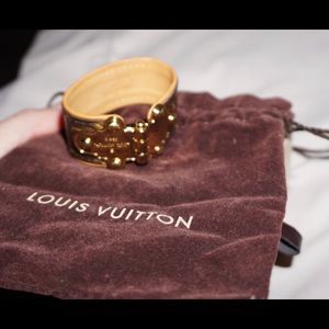 Authentic Louis Vuitton Monogram Cuff Bracelet